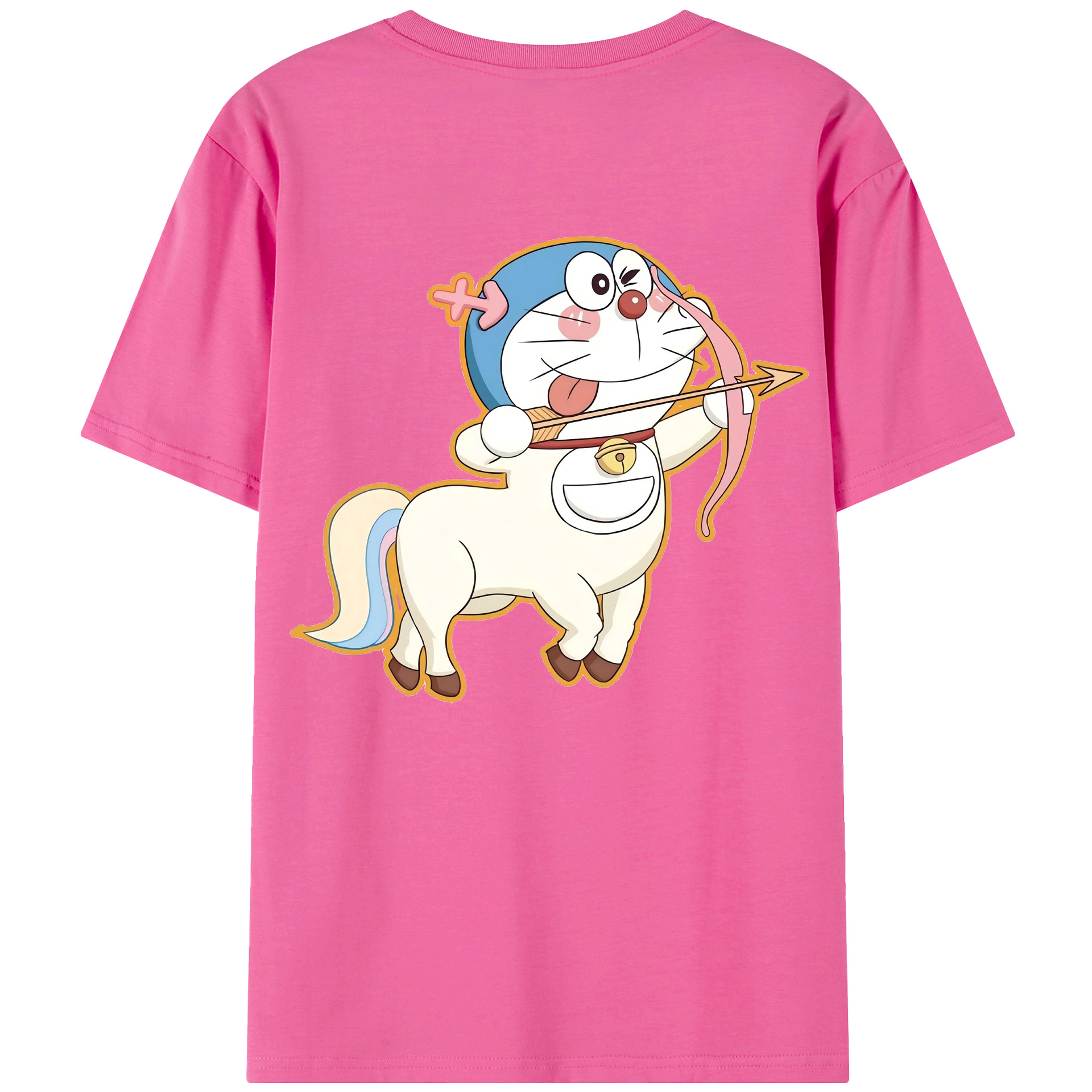 （画像用） ドラえもん Doraemon レディース半袖Tシャツ(バックプリント)